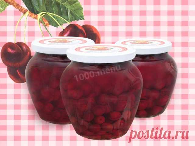 Вишня в собственном соку в мультиварке рецепт с фото - 1000.menu