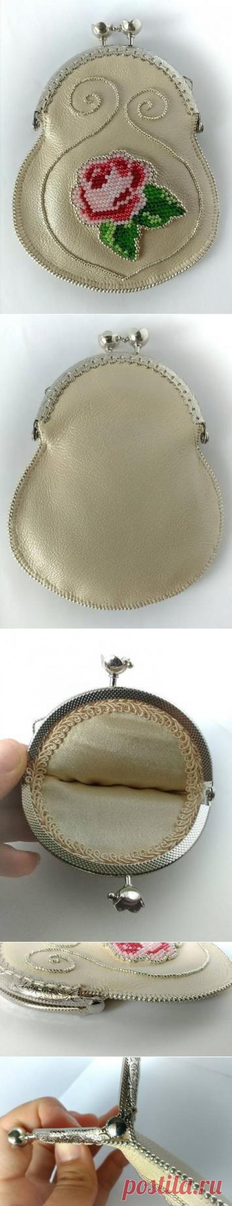 кошелечек &quot;Завиток&quot; :-) | biser.info - всё о бисере и бисерном творчестве