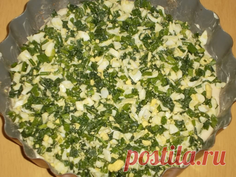 Заливной пирог с зеленым луком и яйцом - пошаговый рецепт с фото - как приготовить, ингредиенты, состав, время приготовления - Леди Mail.Ru