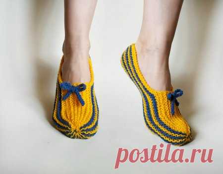 Как связать следки на двух спицах. Простейший способ » «Хомяк55» - всё о вязании спицами и крючком