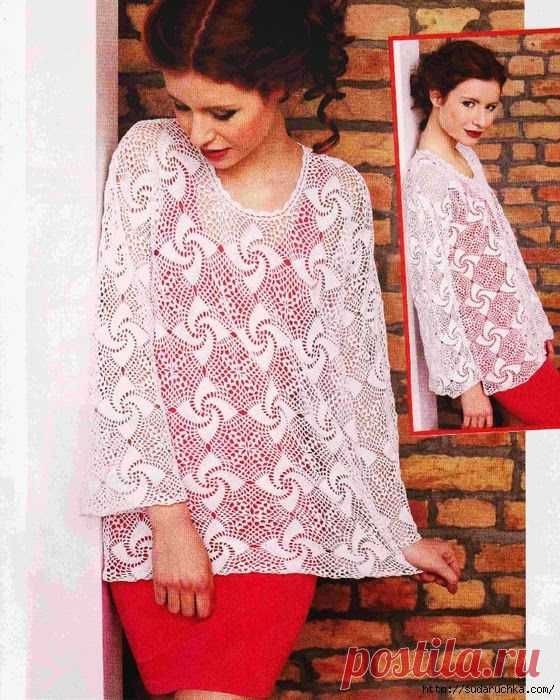 Inspirações de Croche com Any Lucy: Túnica