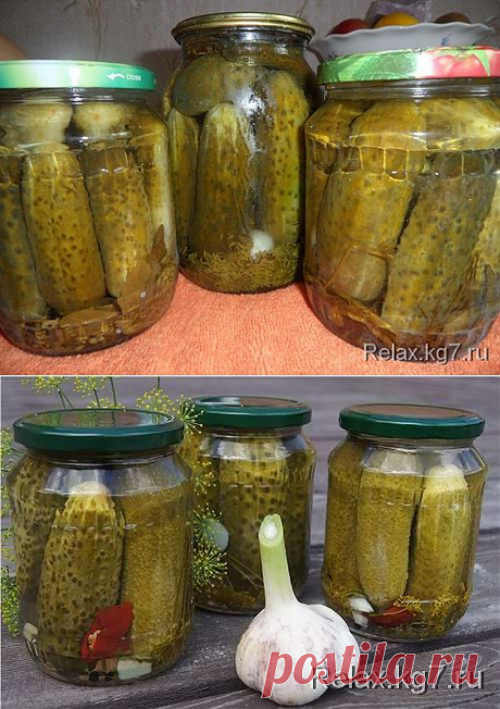 Маринованные огурцы «Как магазинные» оригинальный способ