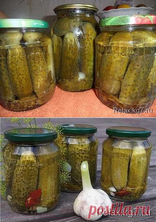 Маринованные огурцы «Как магазинные» оригинальный способ