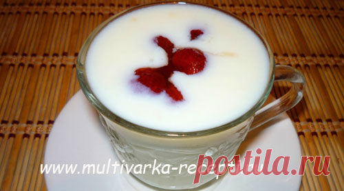 Молочный кисель в мультиварке