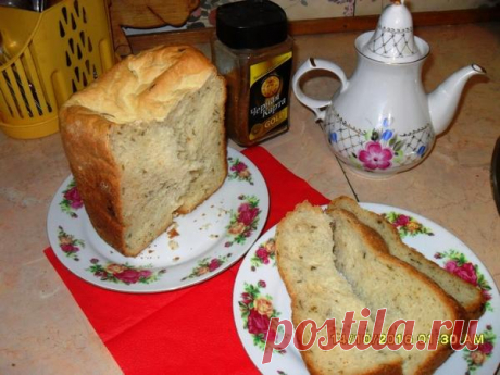 Испекли мы каравай, или Луковый французский хлеб из хлебопечки