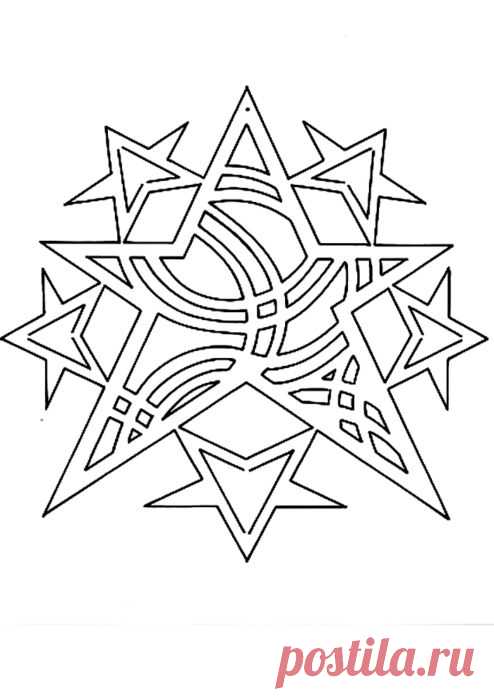 Вытынанки на окна"Новогодние-2".