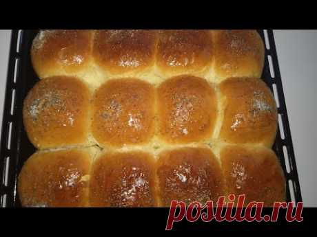 САМЫЕ ВКУСНЫЕ СДОБНЫЕ БУЛОЧКИ, ТЕСТО КАК "ПУХ"....ПРОСТО ДОБАВЬТЕ........