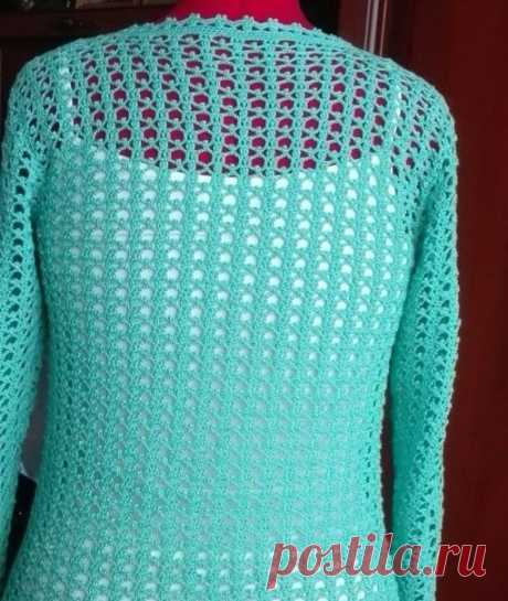 Lovely crochet blouse with free graphic - Crochet Works