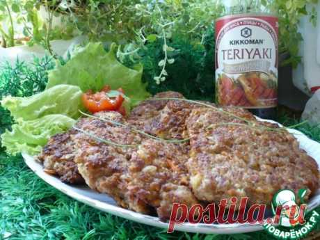 Овощные оладьи с мясным фаршем - кулинарный рецепт