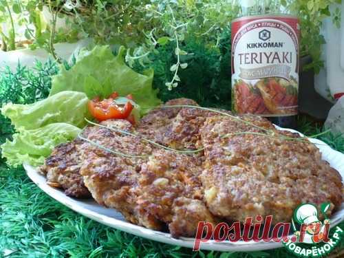 Овощные оладьи с мясным фаршем - кулинарный рецепт