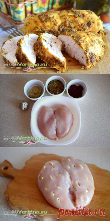 Куриная грудка в мультиварке