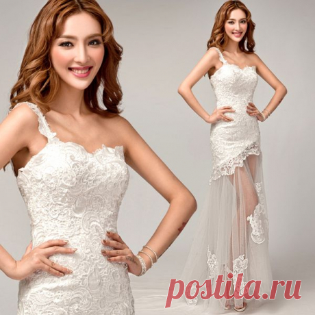 dress formal dress Picture - More Detailed Picture about 2015 White Perspective One Shoulder Long Evening Dress The Sweetheart Angel Style Short Front Long Back Backless Mermaid Dresses Picture in Evening Dresses from Jinhua SSYFashion E-Business CO.,LTD | Aliexpress.com | Alibaba Group