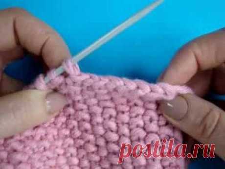 Knitting bind off Закрытие петель с перекидом Урок 45