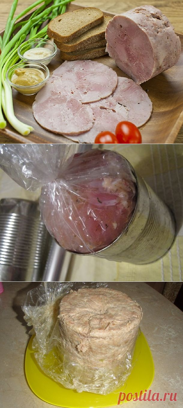 Положи в жестяную банку рукав с куриным мясом. Через час ты получишь королевское блюдо!