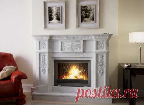 Облицовка каминов мрамором