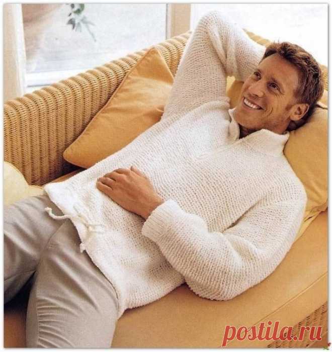 Мужской пуловер