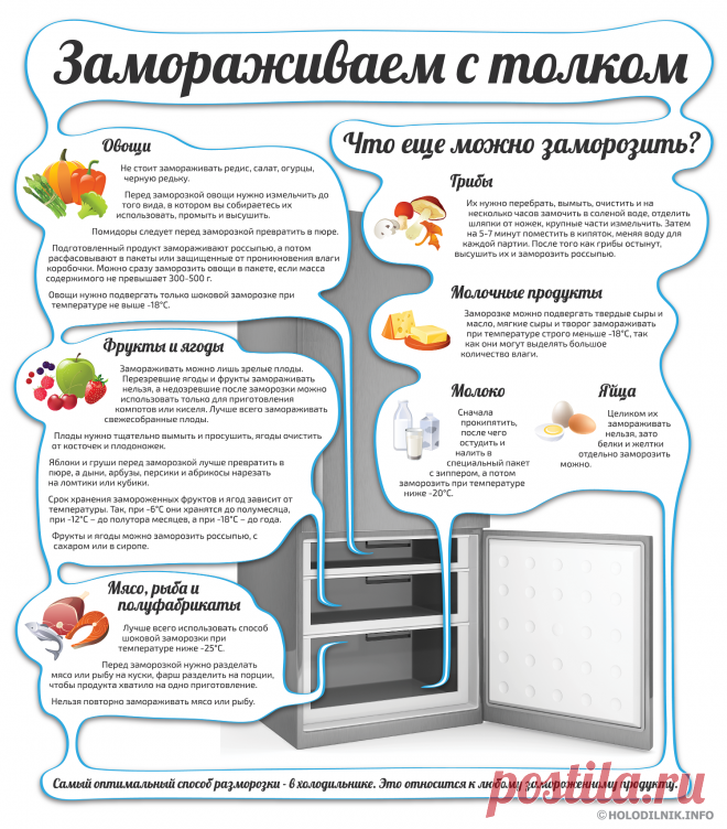Замораживаем с толком