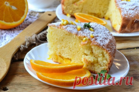 ​Нежный пирог с апельсинами