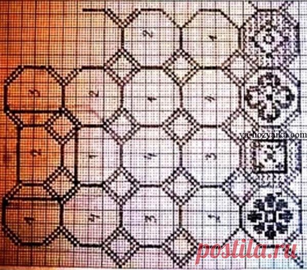 Филейный топ крючком из мотивов. Филейное вязание схемы кофточек