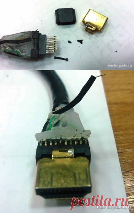 Ремонт кабеля HDMI своими руками и советы по выбору нового кабеля | Мастер Пайки