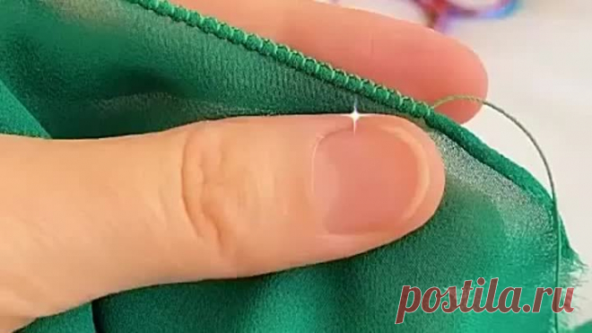 Ручные швы, которые пригодятся каждому. Легко и просто повторить.