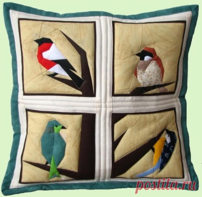 Лоскутные подушки