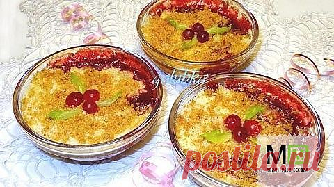 Клюква и груша под хрустящей корочкой - кулинарный рецепт. Миллион Меню