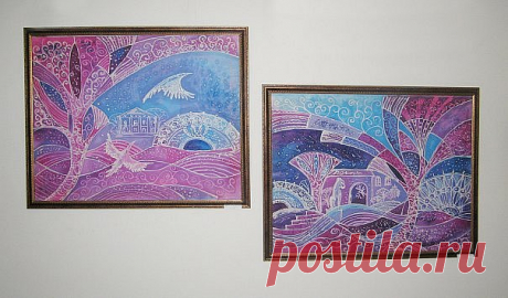 Батик Евгении Семенович | 3 фотографии