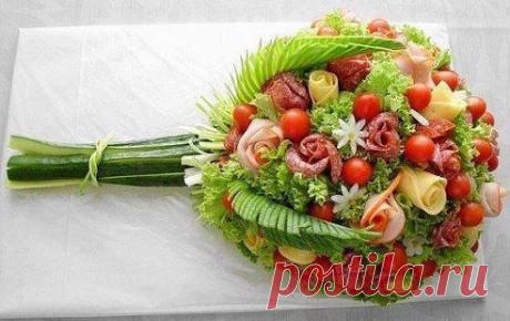 Как оригинально оформить закуску