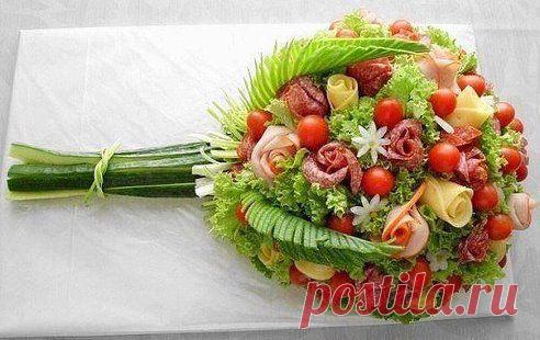 Как оригинально оформить закуску