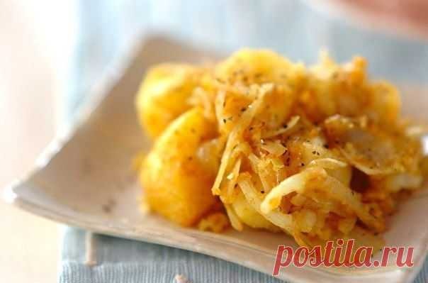 Как приготовить жареный картофель карри - рецепт, ингридиенты и фотографии