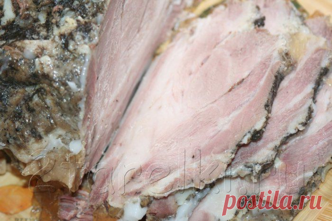 настоящая домашняя буженина Чесночная - вкусно, сытно и очень ароматно!