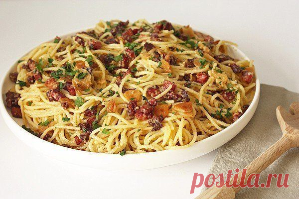 Спагетти а-ля карбонара