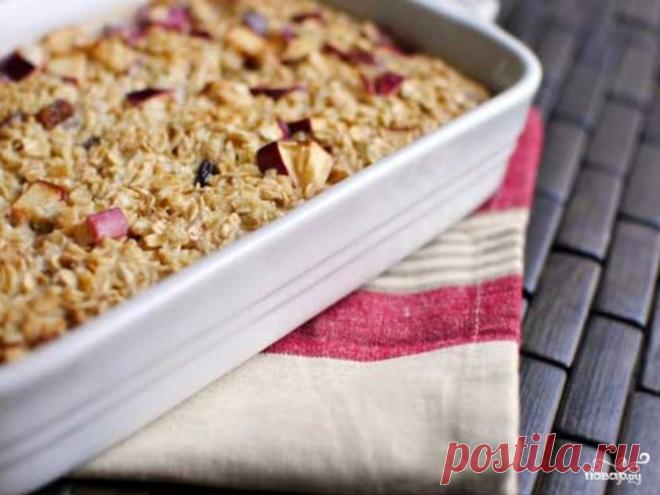 Шарлотка с овсянкой