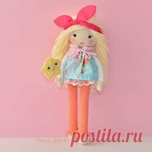 Кукла Матильда амигуруми. Схемы и описания для вязания игрушек крючком! Бесплатный мастер-класс по вязанию куклы по имени Матильда от Марины Брички. Высота вязаной крючком куклы примерно 30 см. Из описания схемы вы также у…