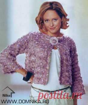 Жакеты » Вязание крючком и спицами схемы и модели