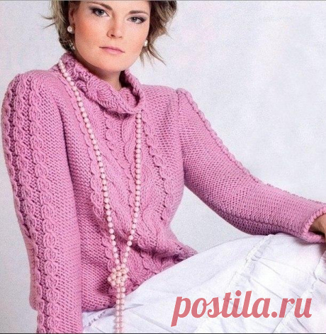 Нежный и красивый свитер — Сделай сам, идеи для творчества - DIY Ideas