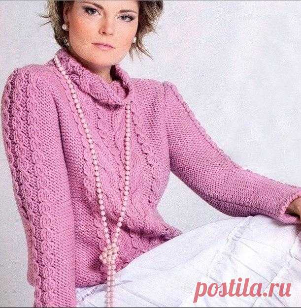 Нежный и красивый свитер — Сделай сам, идеи для творчества - DIY Ideas