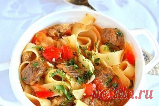 ВКУСНЕЙШИЙ ЛАГМАН 

ИНГРЕДИЕНТЫ:
● 1,5 литра мясного бульона;
● 500 г телятины;
Показать полностью…