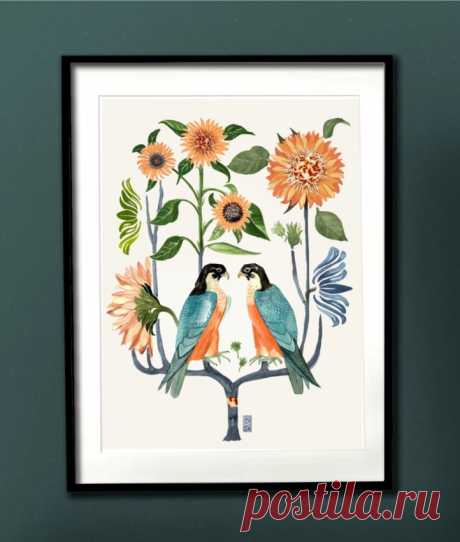 Sun Gods - hoja gráfica por Anna Handell|NOA Gallery