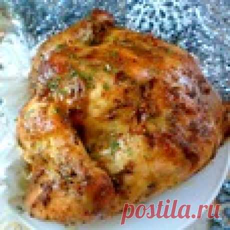 Сочная курица, запеченная в духовке Кулинарный рецепт