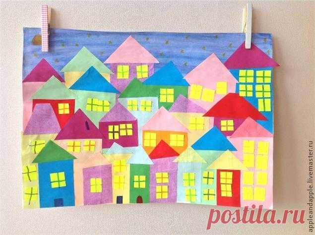 Создаем Ночной город - Поделки с детьми | Деткиподелки