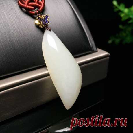 Natural Hetian Jade With Necklace-China Jade Pendant jade | Etsy