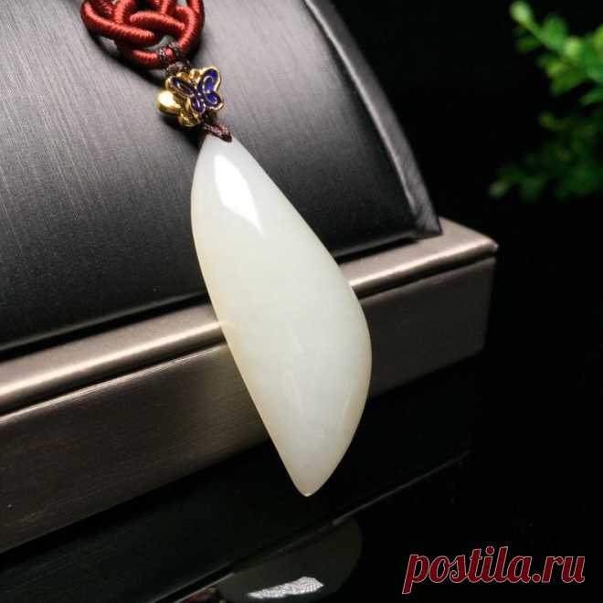 Natural Hetian Jade With Necklace-China Jade Pendant jade | Etsy