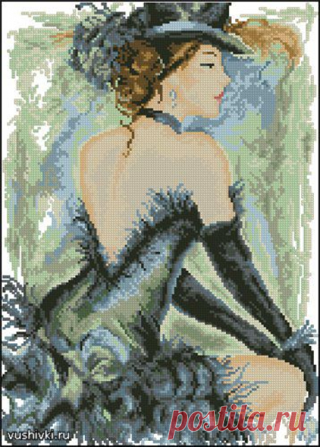 Мулен Руж » Вышивка, бесплатные схемы вышивки крестом, рукоделье.