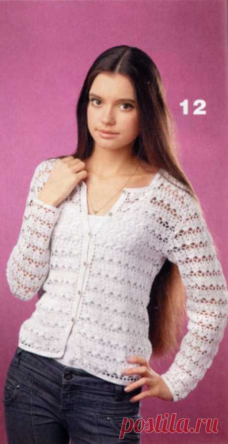 White lace blouse