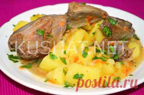 Тетерев тушеный с картошкой. Пошаговый рецепт с фото - Кушать нет