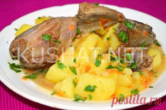Тетерев тушеный с картошкой. Пошаговый рецепт с фото - Кушать нет