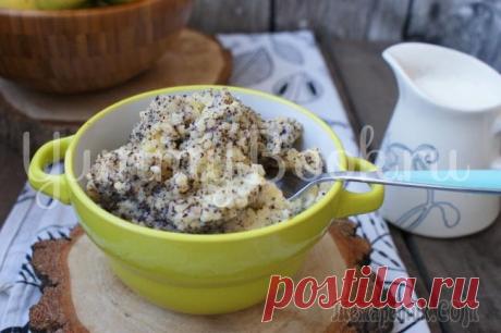 Пшённая каша с маком в мультиварке