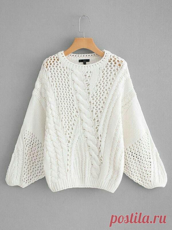 Лучший джемпер для весны вяжем по фото | Lenasana Вязание | Яндекс Дзен
